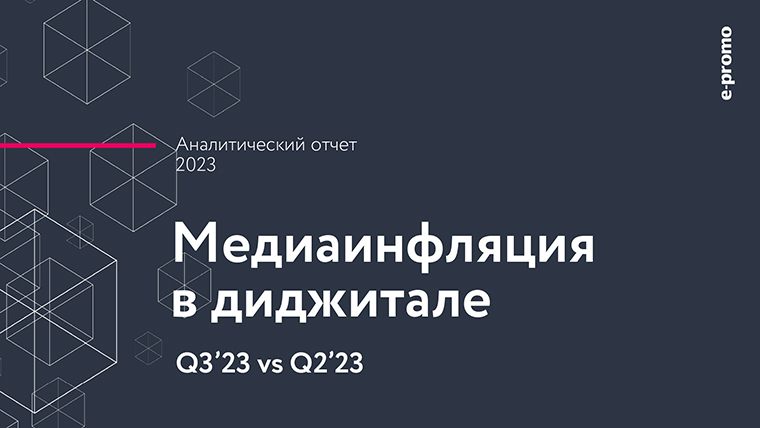 Медиаинфляция в digital. Аналитический отчет. Третий квартал 2023 года